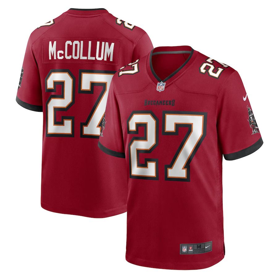 Men Tampa Bay Buccaneers #27 Zyon McCollum Nike Red Game Player NFL Jersey